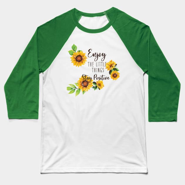 Enjoy the little thing Baseball T-Shirt by LifeTime Design